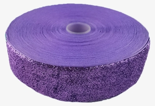 5" Glitter Ribbon Purple - Tissue Paper