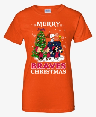 Merry Atlanta Braves Christmas Snoopy Ugly Sweater - Shirt