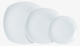 Porcelite Square Plates - Bowl