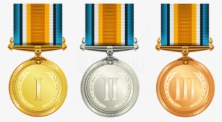 Free Png Transparent Medals Set Png Images Transparent - Gold Silver Bronze Medals Png