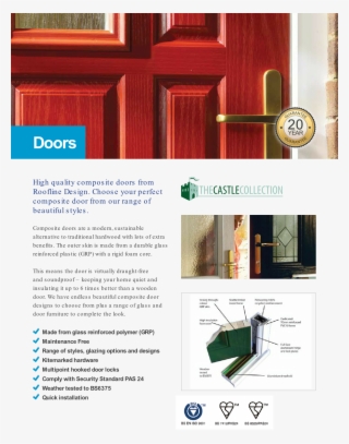 High Quality Composite Doors From Roofline Design - Plywood