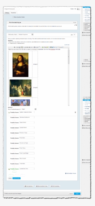 Matching Question Image Match - Mona Lisa