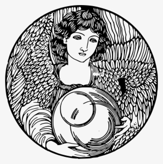 This Free Icons Png Design Of Angel In A Circle
