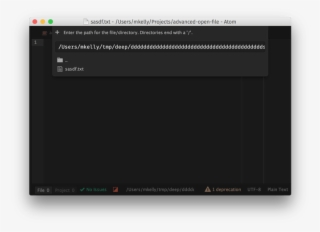 "scroll" Atom Text Editor To End Of Long Text - Atom Github Background