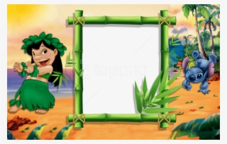 Free Png Lilo And Stitch Png Kids Frame Background - Lilo Y Stitch Invitaciones