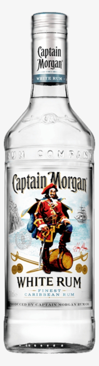 Captain Morgan White Rum 37,5%, 1 Liter - Captain Morgan White Bottle