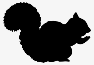 Squirrel Shape Svg Png Icon Free Download - Silhouettes Of A Squirrel