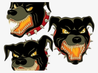 Rottweiler Clipart Vicious - Greek Monsters Cerberus