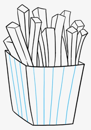 French Fries Funny Nursery Cartoon Drawing Design - Fries - Sticker |  TeePublic