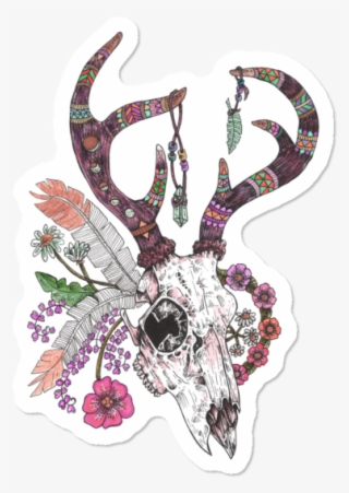 Sakura Deer $3 - Floral Design