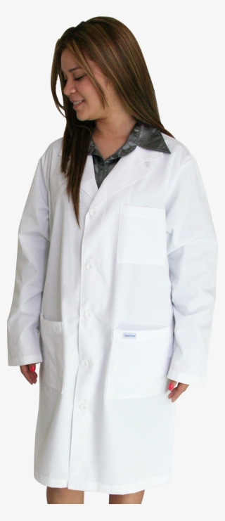 40” Unisex Lab Coat 40” Length Three Pockets Two Button - Girl