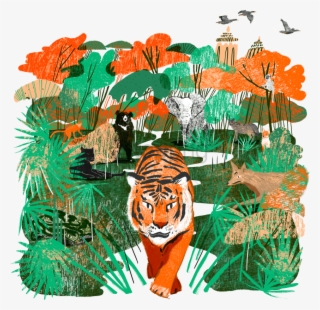 Free Png Download Jungle Book Illustration Png Images - Madhya Pradesh Illustration