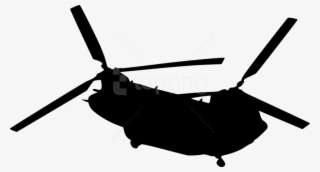 Free Png Helicopter Top View Silhouette Png Images - Ch 47 Chinook Silhouette