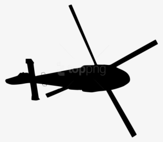 Free Png Helicopter Top View Silhouette Png - Helicopter Top Silhouette Png