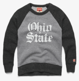 Youth Ohio State Olde English Crewneck Osu Buckeyes - Long-sleeved T-shirt