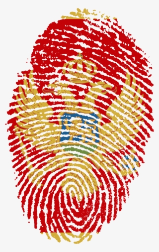 Montenegro Flag Fingerprint Country 662104 - India Citizenship