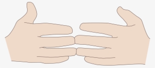 coding manual forming a barrier with fingers - illustration