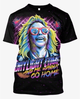 3d Beetlejuice Daylight Come And Me Wanna Go Home Tshirt - Beetlejuice It's Showtime