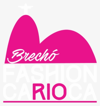 Logo Brechó Fashion Carioca Para Fundo Escuro - Heart