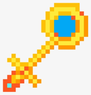 Espada - Minecraft Fire Sword Pixel Art