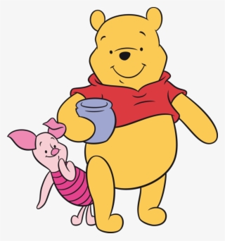 Winnie And Piglet By Ireprincess On Clipart Library - Winnie The Pooh With Honey Pot