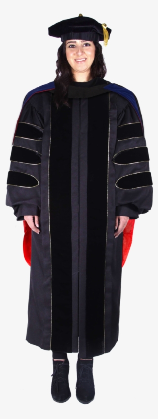 Stanford Complete Doctoral Regalia Rental Set - Doctoral Gown And Hood