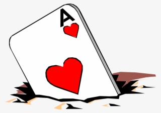 Vector Illustration Of Playing Cards Ace In The Hole - Ace In The Hole Idiom