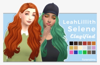 Cc Furansims Hi Everyone Today I Present - Sims 4 Clayified Hair Leahlillith