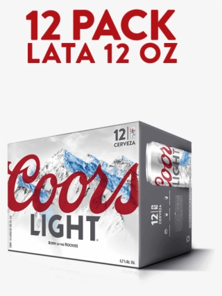 Coors 12 Pack Lata - Caja De Coors Light