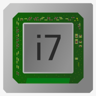 Abstract I7 Cpu Icon - Slope