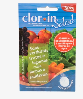 Clor-in Salad Higienizador De - Hipoclorito De Sodio Pastilha