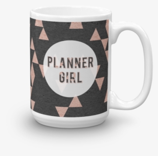 Rose Gold Triangle 'planner Girl' Mug - Mug