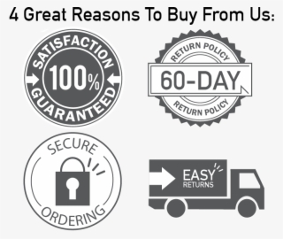 4 Great Reasons To Buy From Us - Guarantee