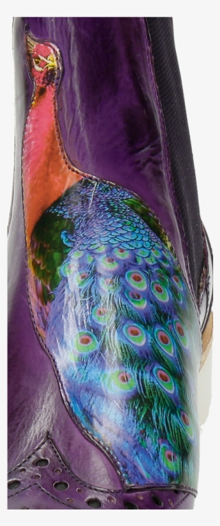 Ankle Boots Amelie 44 Purple Flame Peacock Bee - Vase