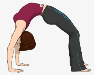 Upward Bow Yoga Pose Or Wheel Pose - Stretching