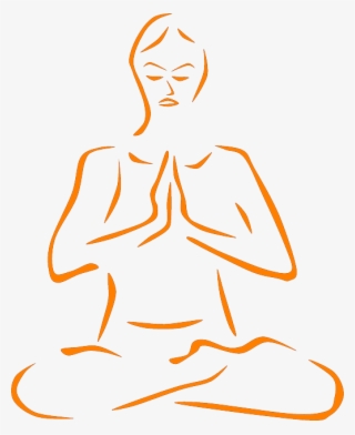 Yoga Pose Namaste - Yoga Clip Art