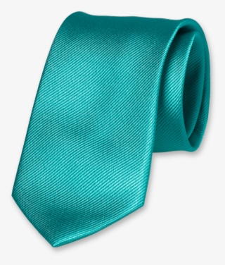 Dark Turquoise Silk Tie - Corbata Color Verde Turquesa