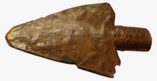 Unusual Solid Copper Arrowhead - Old Arrow Head Png