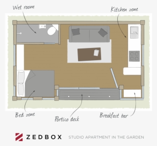 4579 Zedbox Floorplan A4 V1 - Garden Office With Toilet