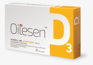 Oilesen Vitamin D3 1000 Soft Gel Capsules - Carton