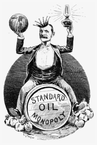 Standard Oil Snake - Rockefeller Oil Monopoly
