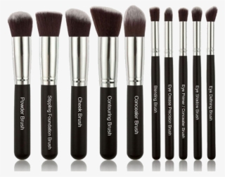Premium Synthetic Kabuki Cosmetic Makeup Brush Set - 10 Brochas Para Maquillaje Para Qué Sirve