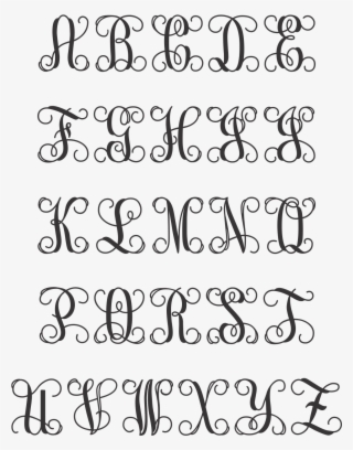 Wooden Initials Letters - Monogram Letters Png