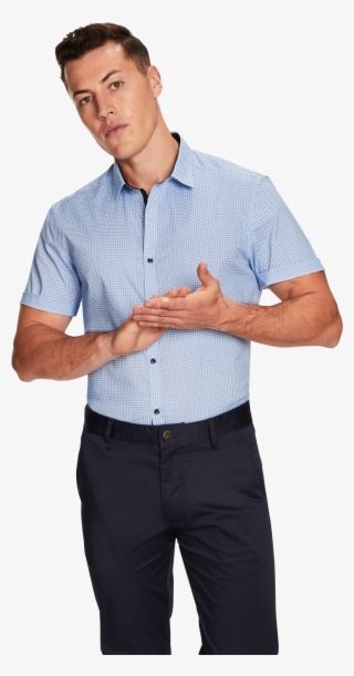 Blue Rocky Ss Shirt - Standing