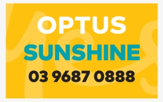 yes optus sunshine - graphic design