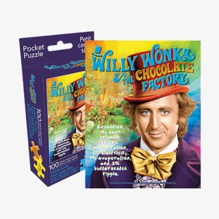 Willy Wonka 100pce Pocket Puzzle - Willy Wonka And The Chocolate Factory Puzzle Boxes