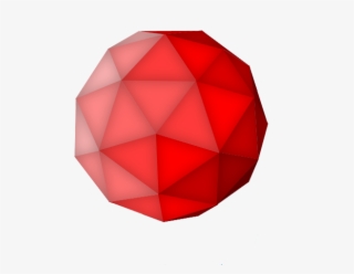 Red Geometric Ball Png Image Free Download - Triangle
