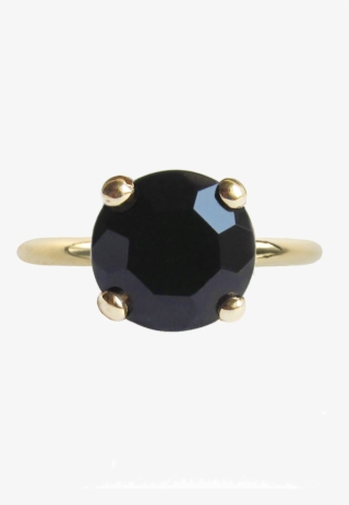 Black Onyx Margaret Ring - Engagement Ring