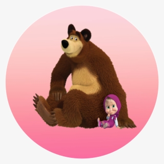 Masha Sticker - Masha And The Bear Png