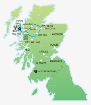 Tour Map - Loch Lomond On A Map Of Scotland